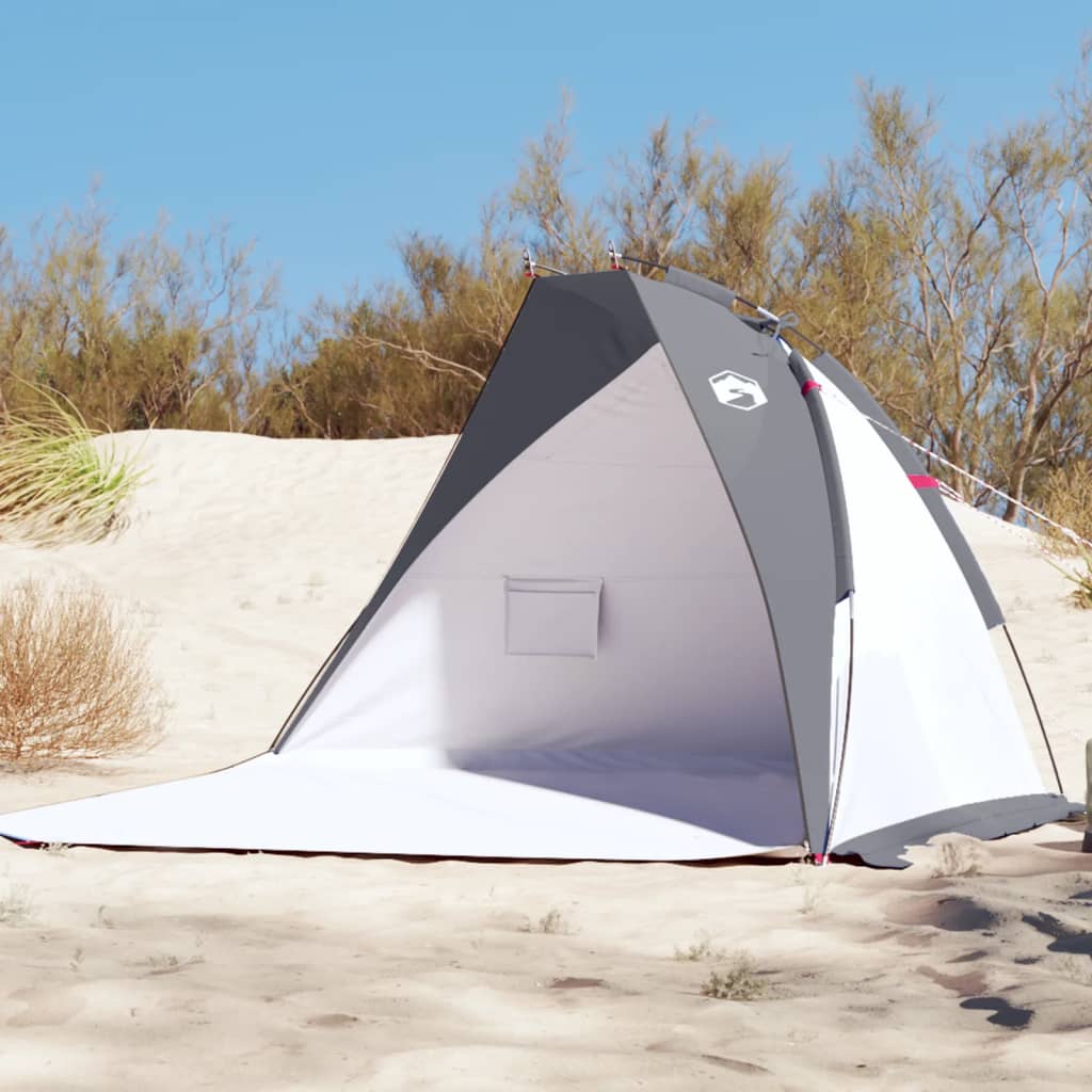 Beach Tent Grey 268x223x125 cm 185T Taffeta