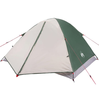 Camping Tent 3 Persons Green 240x217x120 cm 190T Taffeta