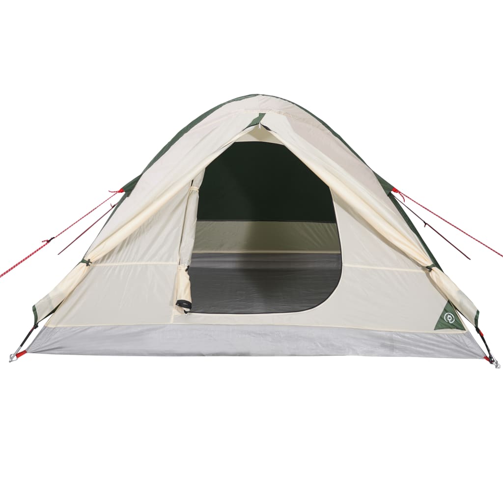 Camping Tent 3 Persons Green 240x217x120 cm 190T Taffeta