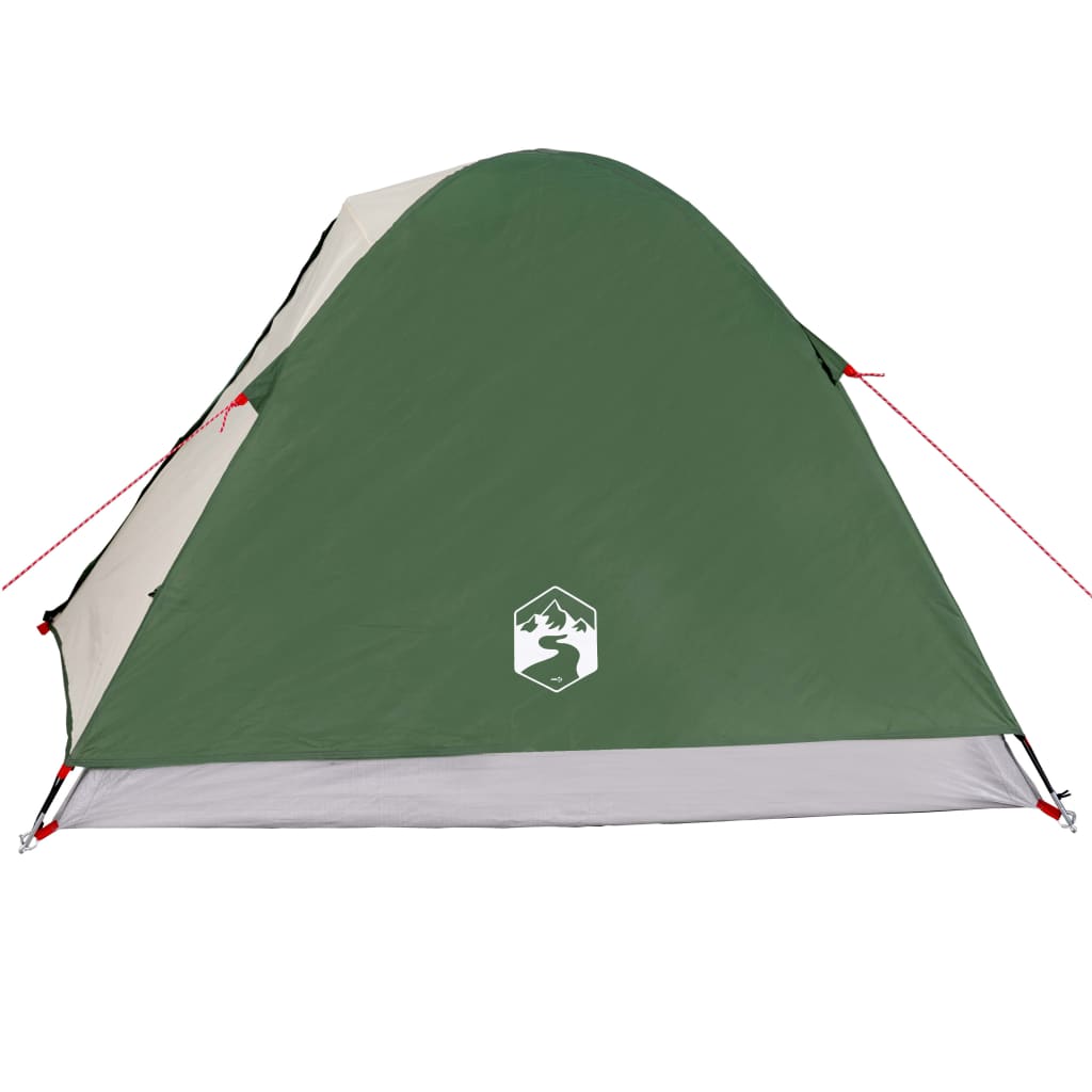 Camping Tent 3 Persons Green 240x217x120 cm 190T Taffeta