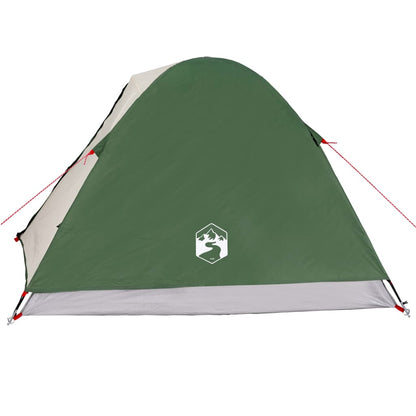 Camping Tent 3 Persons Green 240x217x120 cm 190T Taffeta