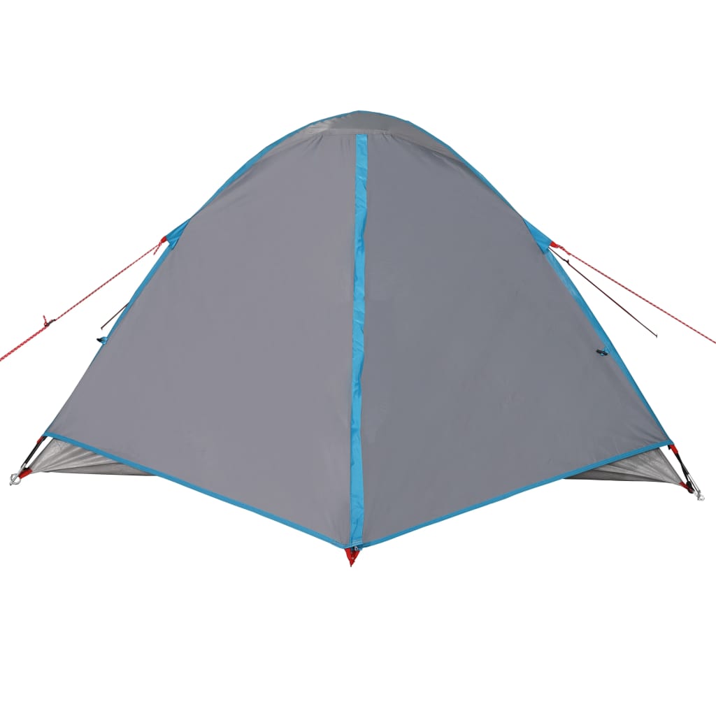 Camping Tent Dome 3-Person Blue Waterproof