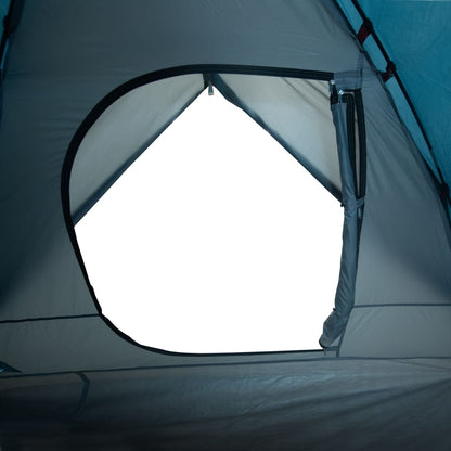 Camping Tent Dome 3-Person Blue Waterproof