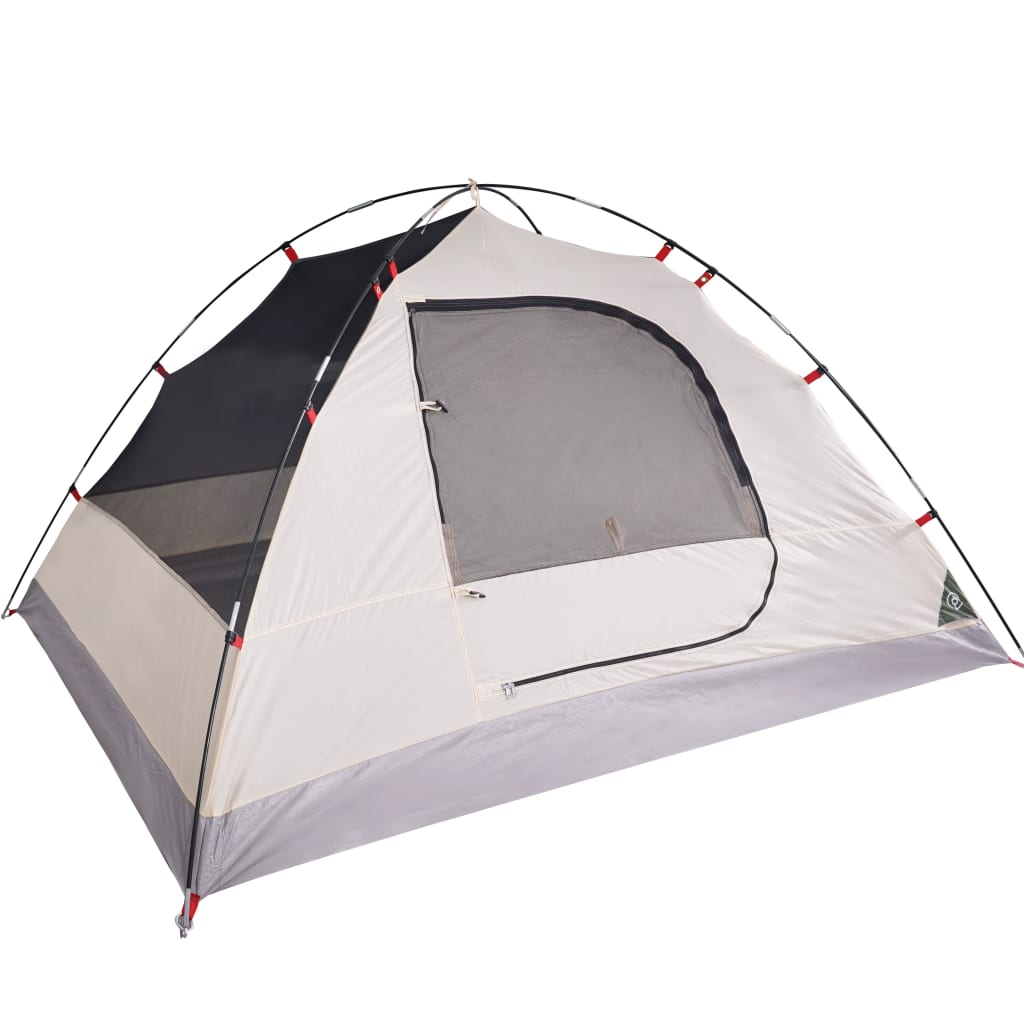 Camping Tent Dome 6-Person Green Waterproof