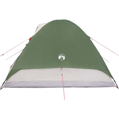 Camping Tent Dome 6-Person Green Waterproof