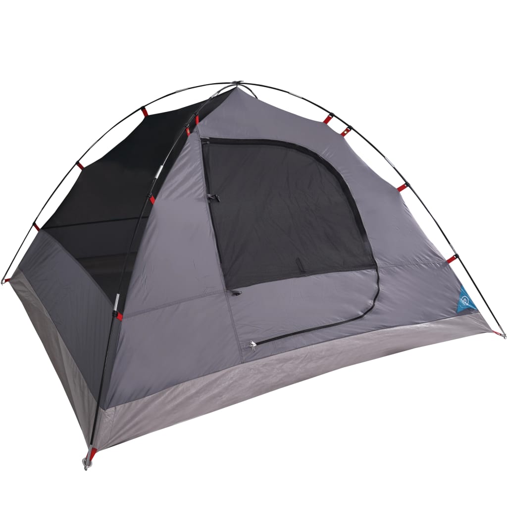 Camping Tent Dome 6-Person Blue Waterproof