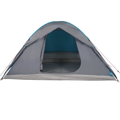 Camping Tent Dome 6-Person Blue Waterproof