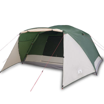 Family Tent with Porch 6-Person Green Waterproof