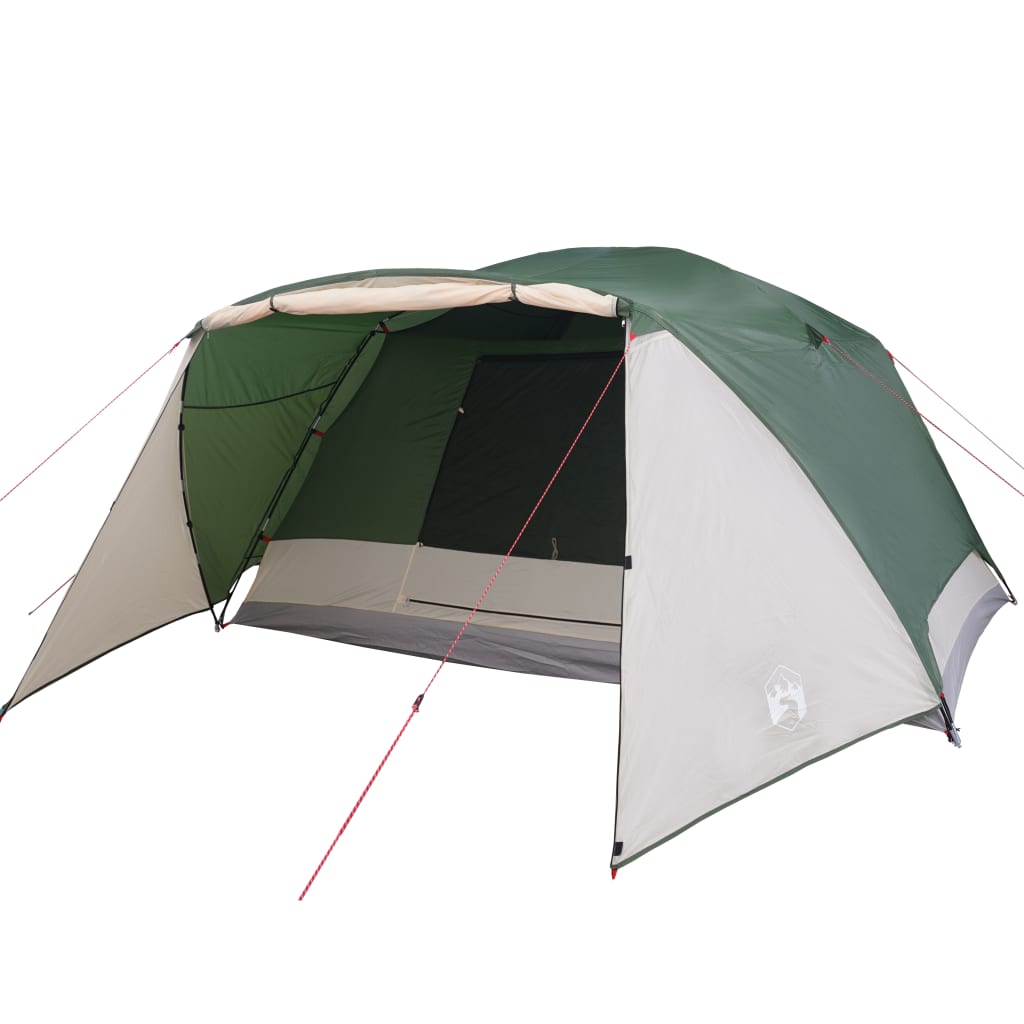 Family Tent with Porch 6-Person Green Waterproof