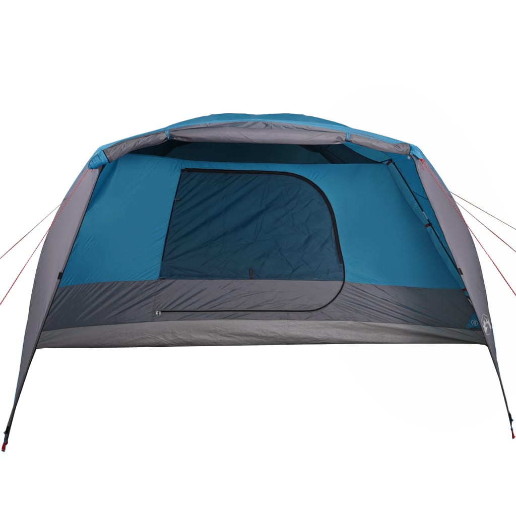 Family Tent with Porch 6-Person Blue Waterproof