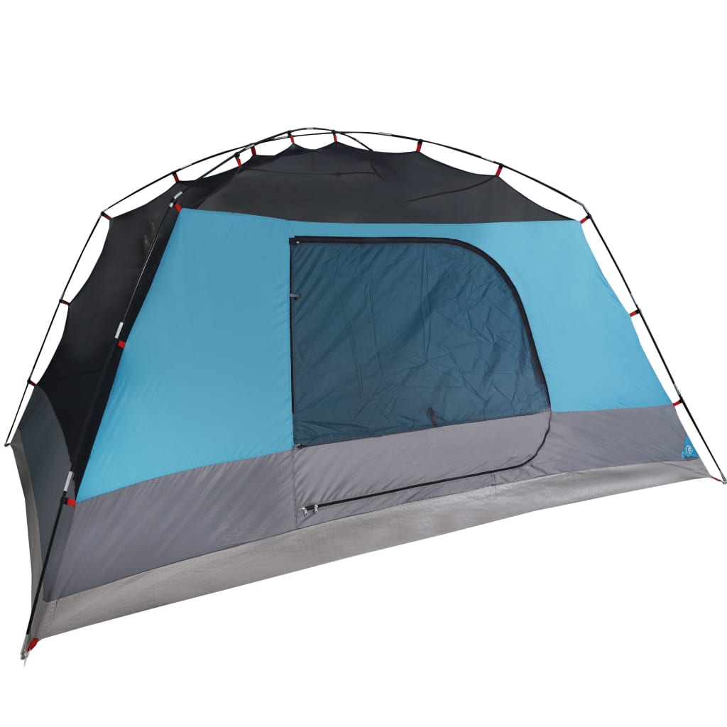 Family Tent with Porch 6-Person Blue Waterproof