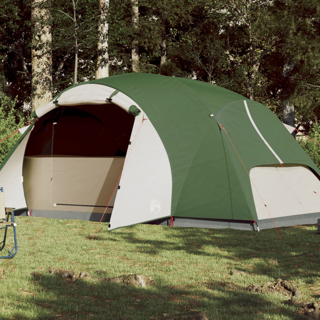 Family Tent Crossvent 8-Person Green Waterproof