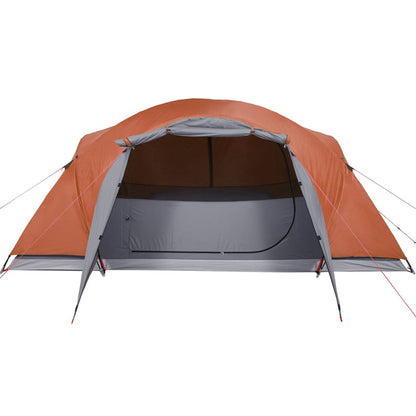 Family Tent Crossvent 8-Person Orange Waterproof