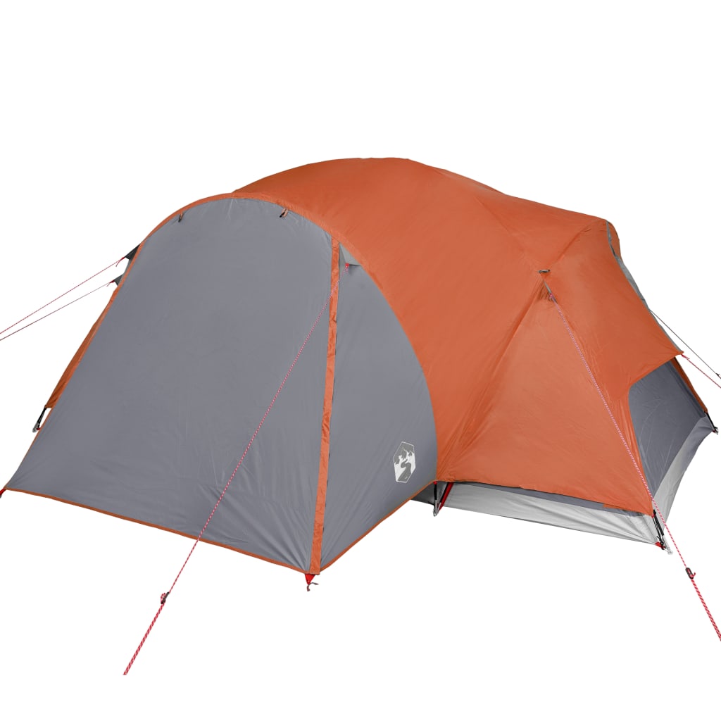 Family Tent Crossvent 8-Person Orange Waterproof