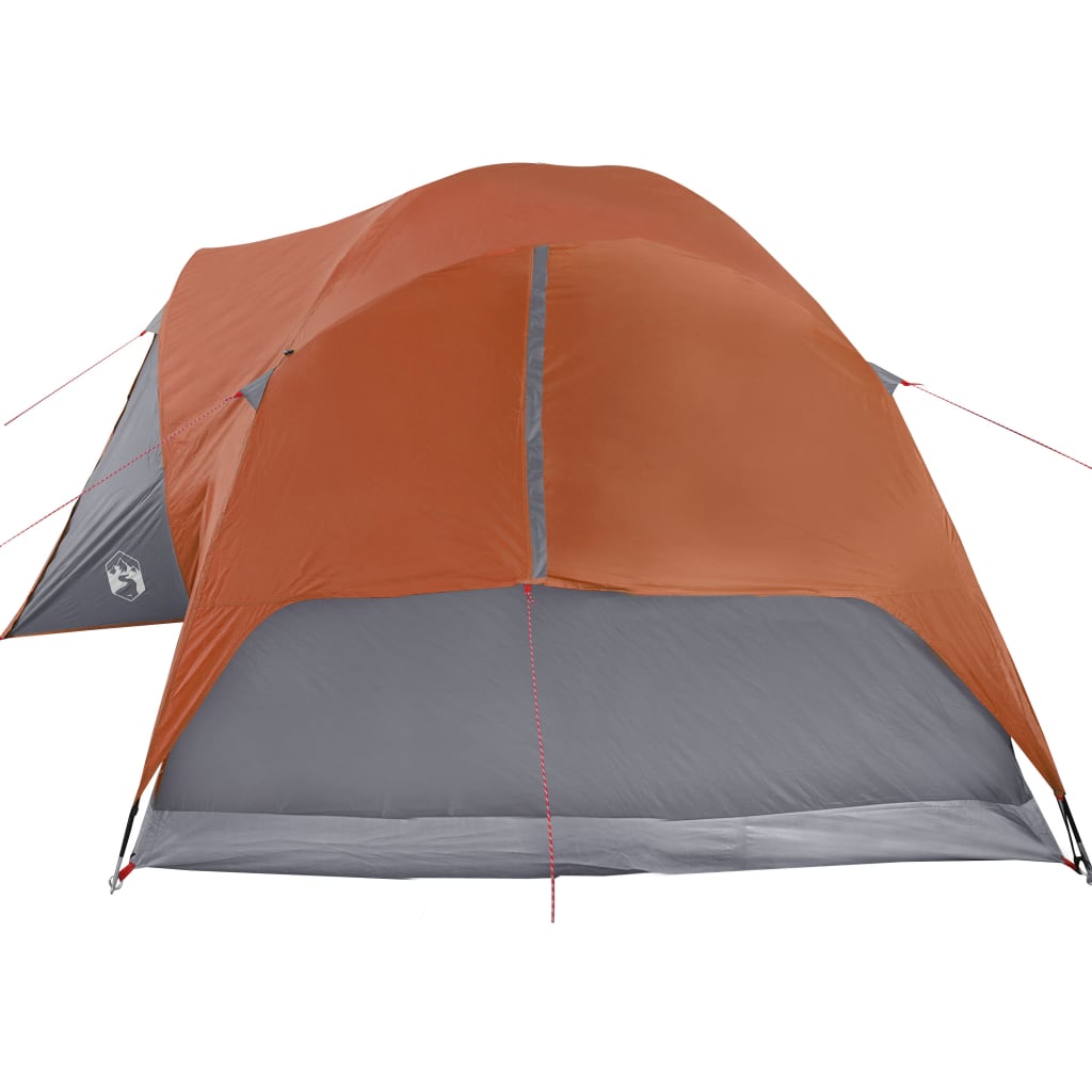 Family Tent Crossvent 8-Person Orange Waterproof