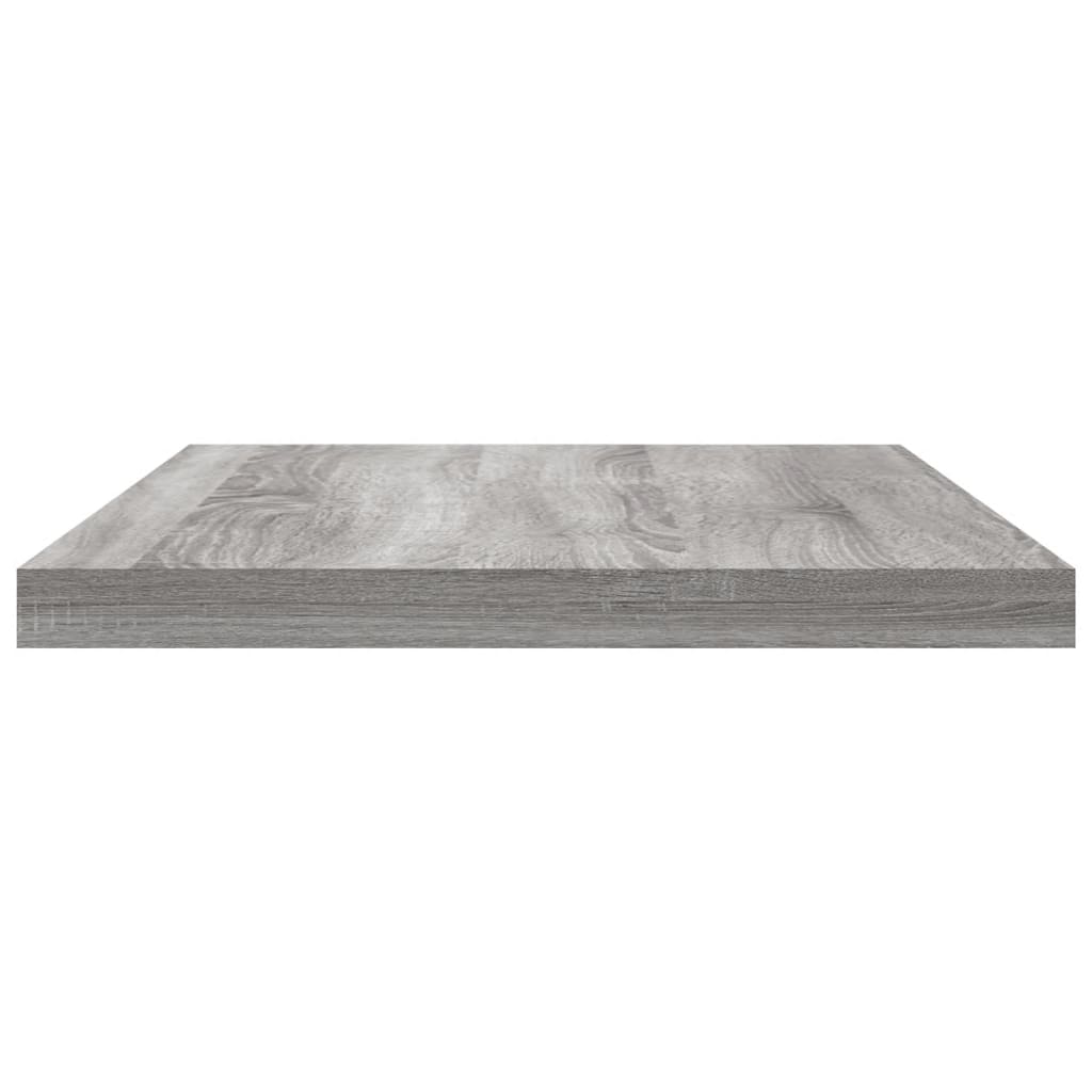 Wall Shelves 4 pcs Grey Sonoma 40x20x1.5 cm Engineered Wood