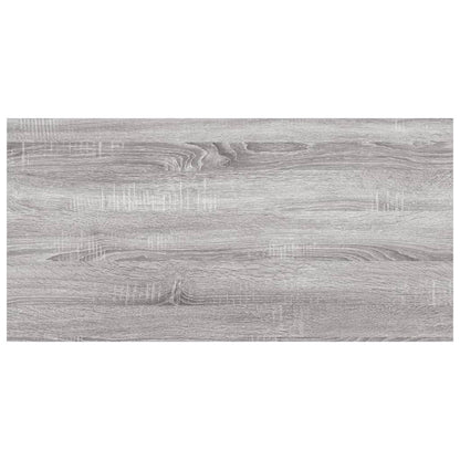 Wall Shelves 4 pcs Grey Sonoma 40x20x1.5 cm Engineered Wood