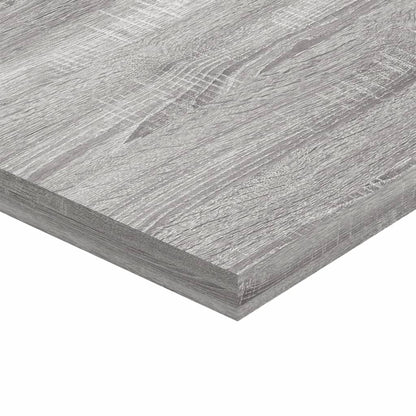 Wall Shelves 4 pcs Grey Sonoma 40x20x1.5 cm Engineered Wood