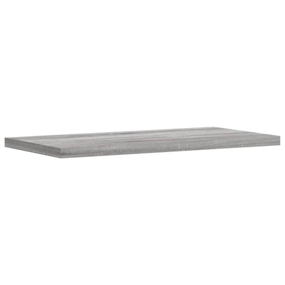 Wall Shelves 8 pcs Grey Sonoma 40x20x1.5 cm Engineered Wood