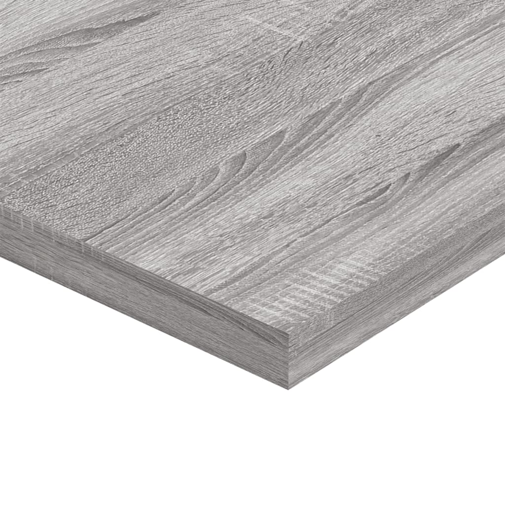 Wall Shelves 4 pcs Grey Sonoma 40x40x1.5 cm Engineered Wood