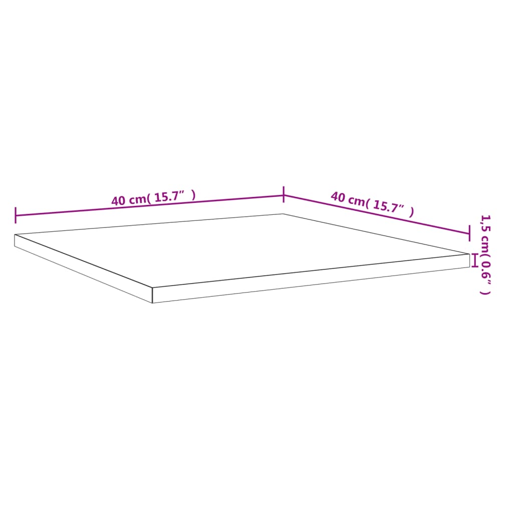 Wall Shelves 4 pcs Grey Sonoma 40x40x1.5 cm Engineered Wood