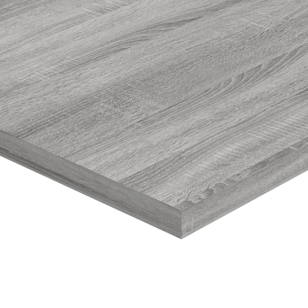 Wall Shelves 4 pcs Grey Sonoma 40x50x1.5 cm Engineered Wood