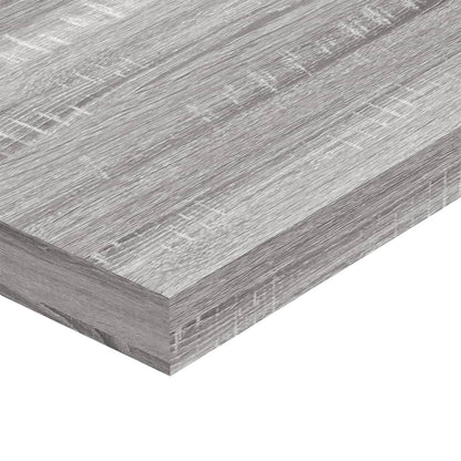 Wall Shelves 4 pcs Grey Sonoma 60x10x1.5 cm Engineered Wood