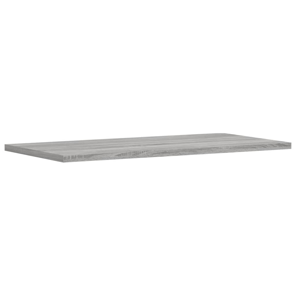 Wall Shelves 4 pcs Grey Sonoma 60x30x1.5 cm Engineered Wood