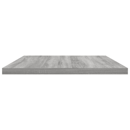 Wall Shelves 4 pcs Grey Sonoma 60x30x1.5 cm Engineered Wood