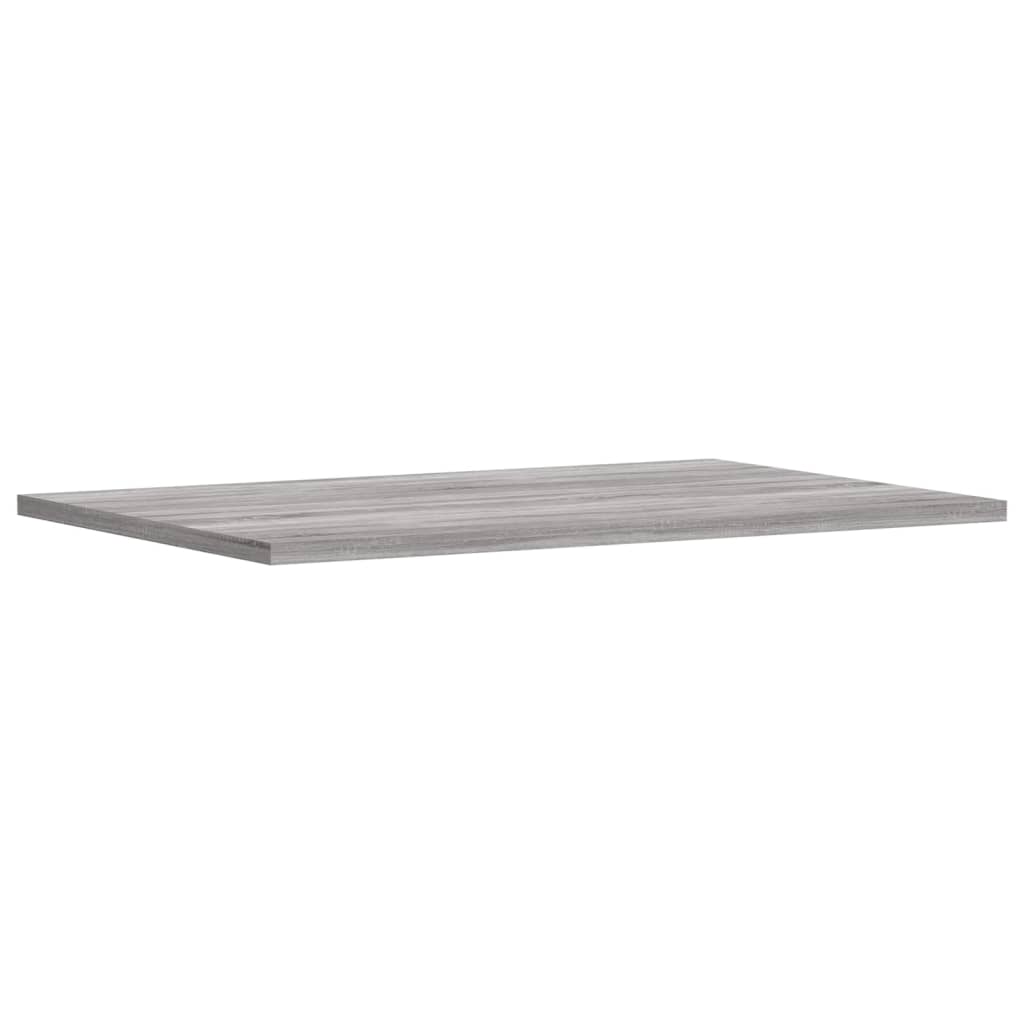 Wall Shelves 4 pcs Grey Sonoma 60x40x1.5 cm Engineered Wood