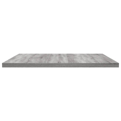 Wall Shelves 4 pcs Grey Sonoma 60x40x1.5 cm Engineered Wood