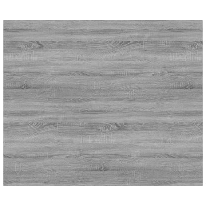 Wall Shelves 4 pcs Grey Sonoma 60x50x1.5 cm Engineered Wood