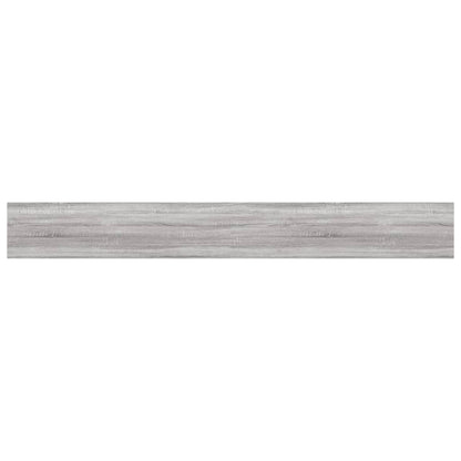 Wall Shelves 4 pcs Grey Sonoma 80x10x1.5 cm Engineered Wood