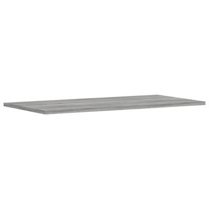 Wall Shelves 4 pcs Grey Sonoma 80x40x1.5 cm Engineered Wood