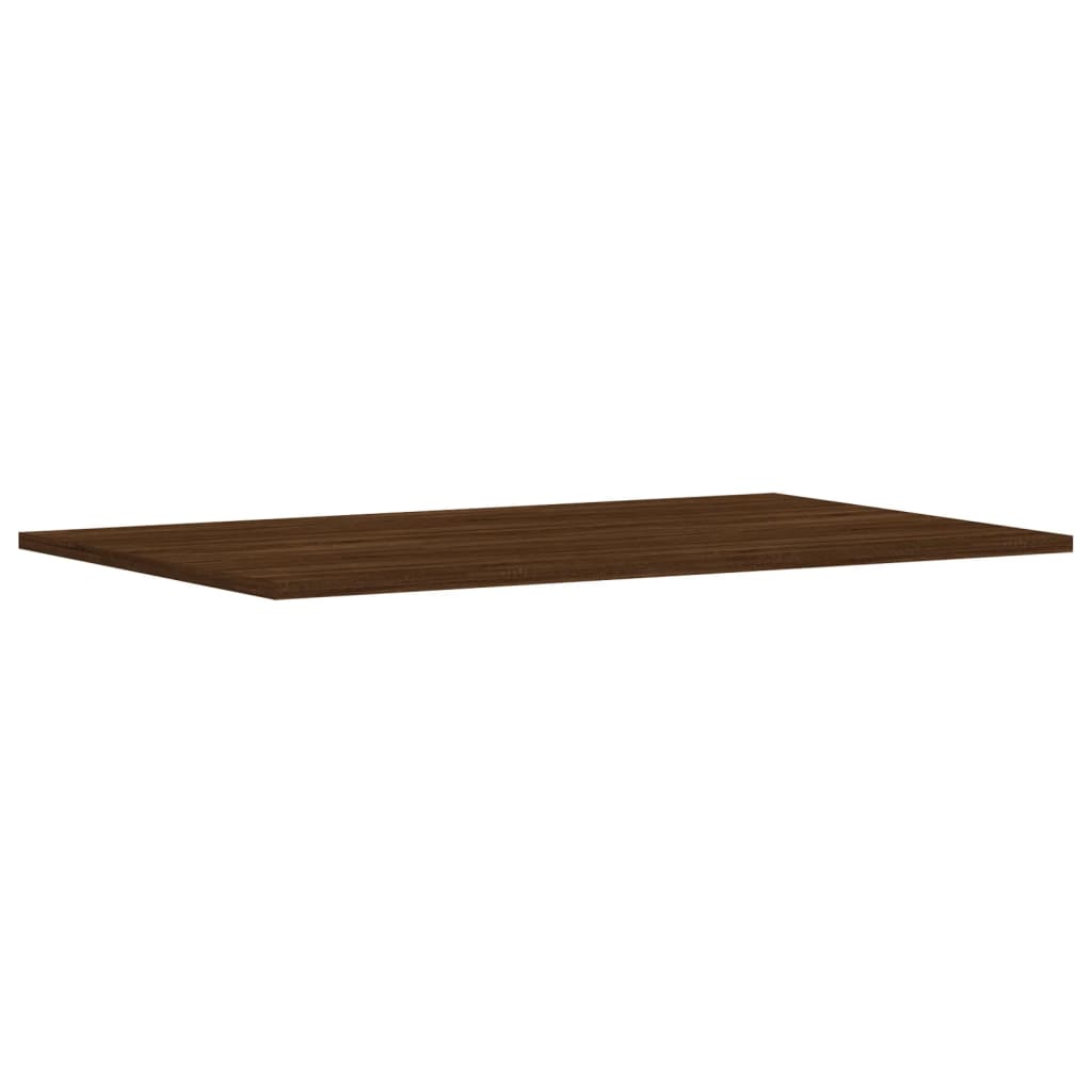 Wall Shelves 4 pcs Brown Oak 80x50x1.5 cm Engineered Wood