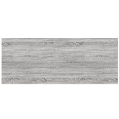 Wall Shelves 4 pcs Grey Sonoma 100x40x1.5 cm Engineered Wood