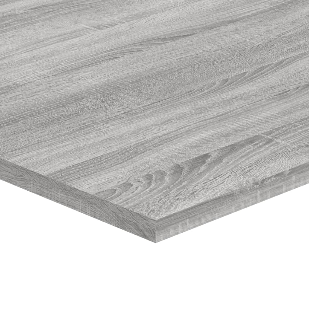 Wall Shelves 4 pcs Grey Sonoma 100x40x1.5 cm Engineered Wood