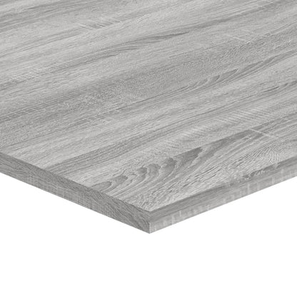 Wall Shelves 4 pcs Grey Sonoma 100x40x1.5 cm Engineered Wood