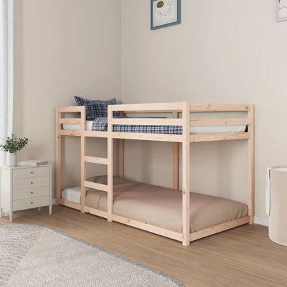 Bunk Bed without Mattress 90x190 cm Single Solid Wood Pine