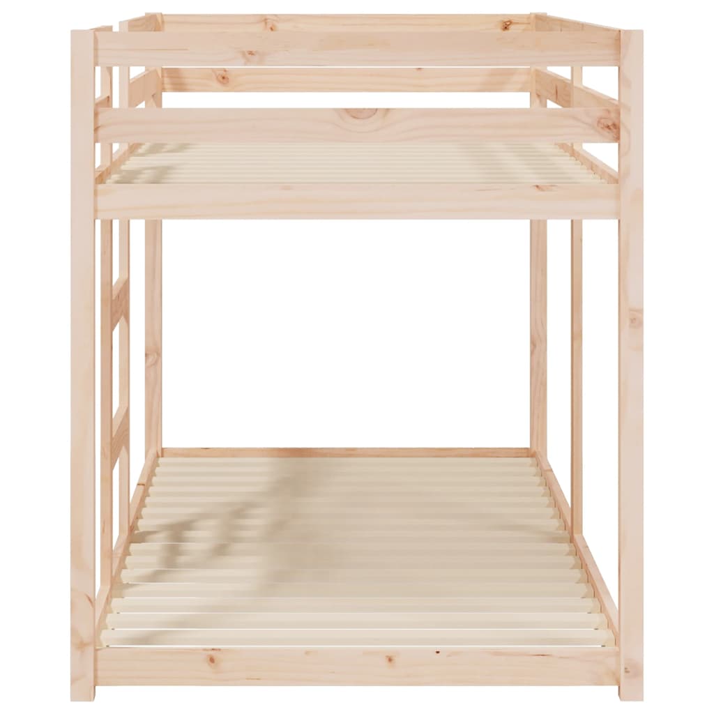 Bunk Bed without Mattress 90x190 cm Single Solid Wood Pine