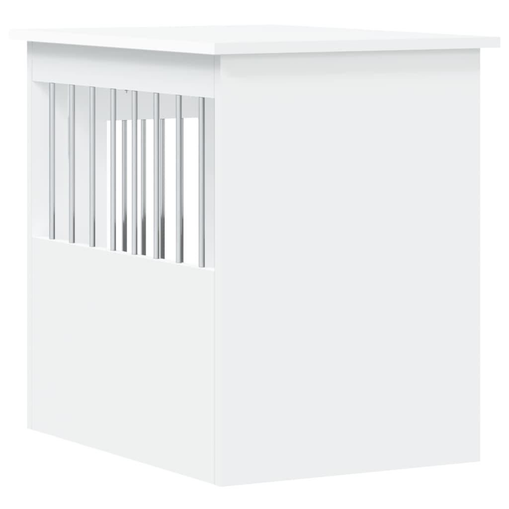 Dog Crate Furniture White 45x62x59 cm Engineered Wood