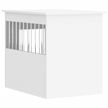 Dog Crate Furniture White 55x75x65 cm Engineered Wood