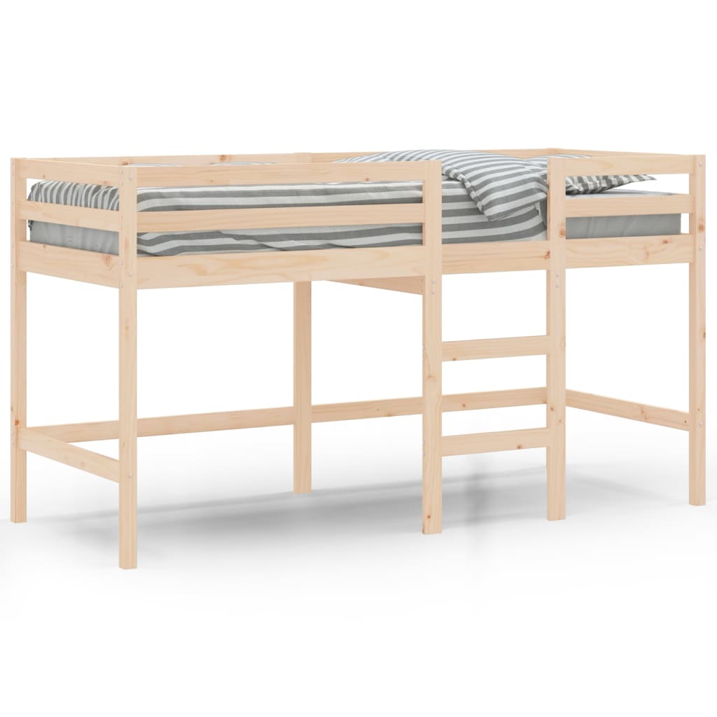 Kids' Loft Bed without Mattress with Ladder 80x200 cm