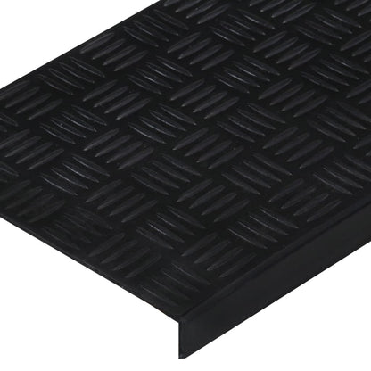 Stair Treads 10 pcs 25x75 cm Rubber