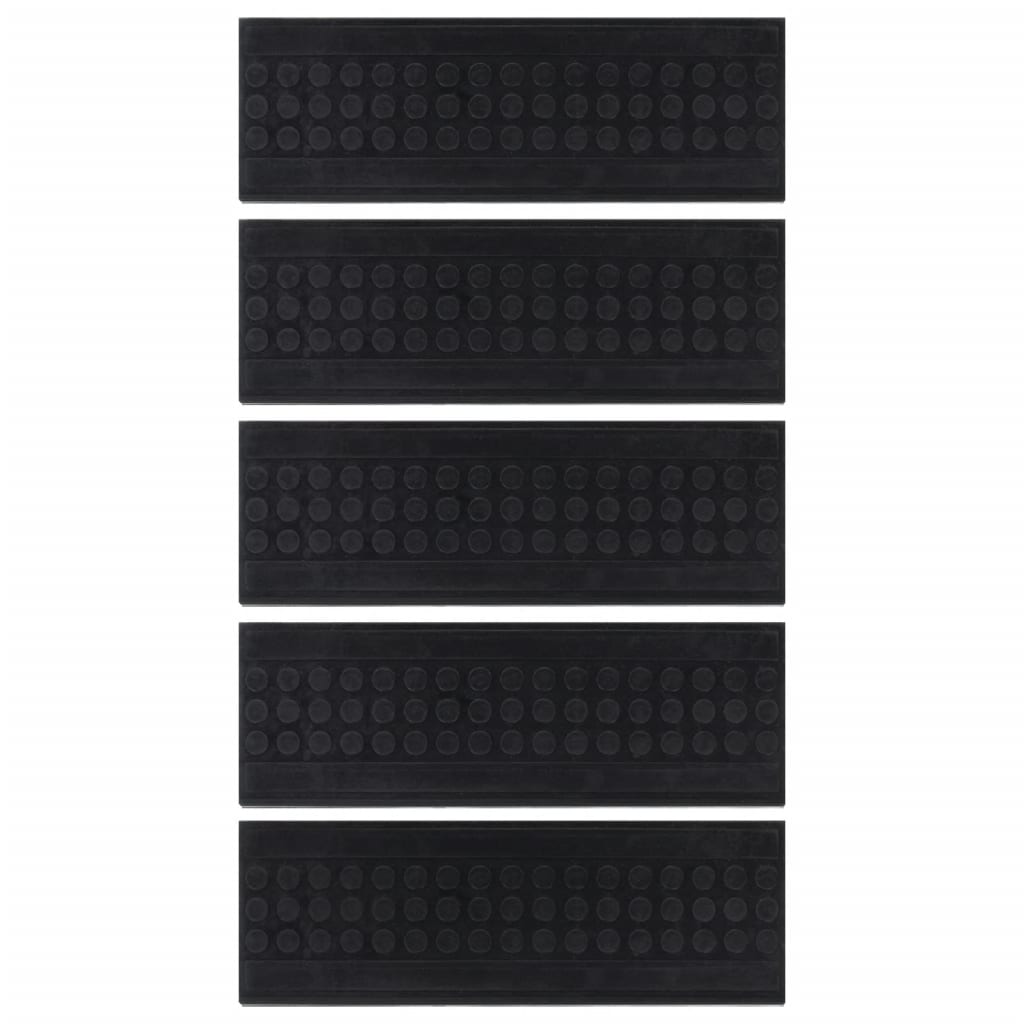 Stair Treads 5 pcs 25x75 cm Rubber