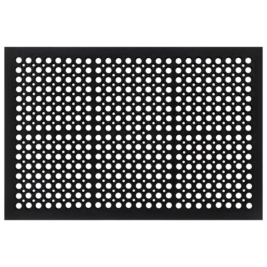 Door Mat Rectangular 60x90 cm Rubber