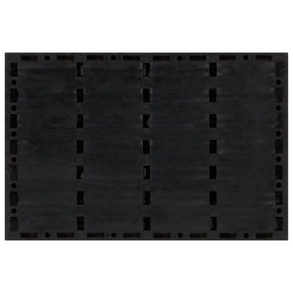 Door Mat Rectangular 40x60 cm Rubber and Coir