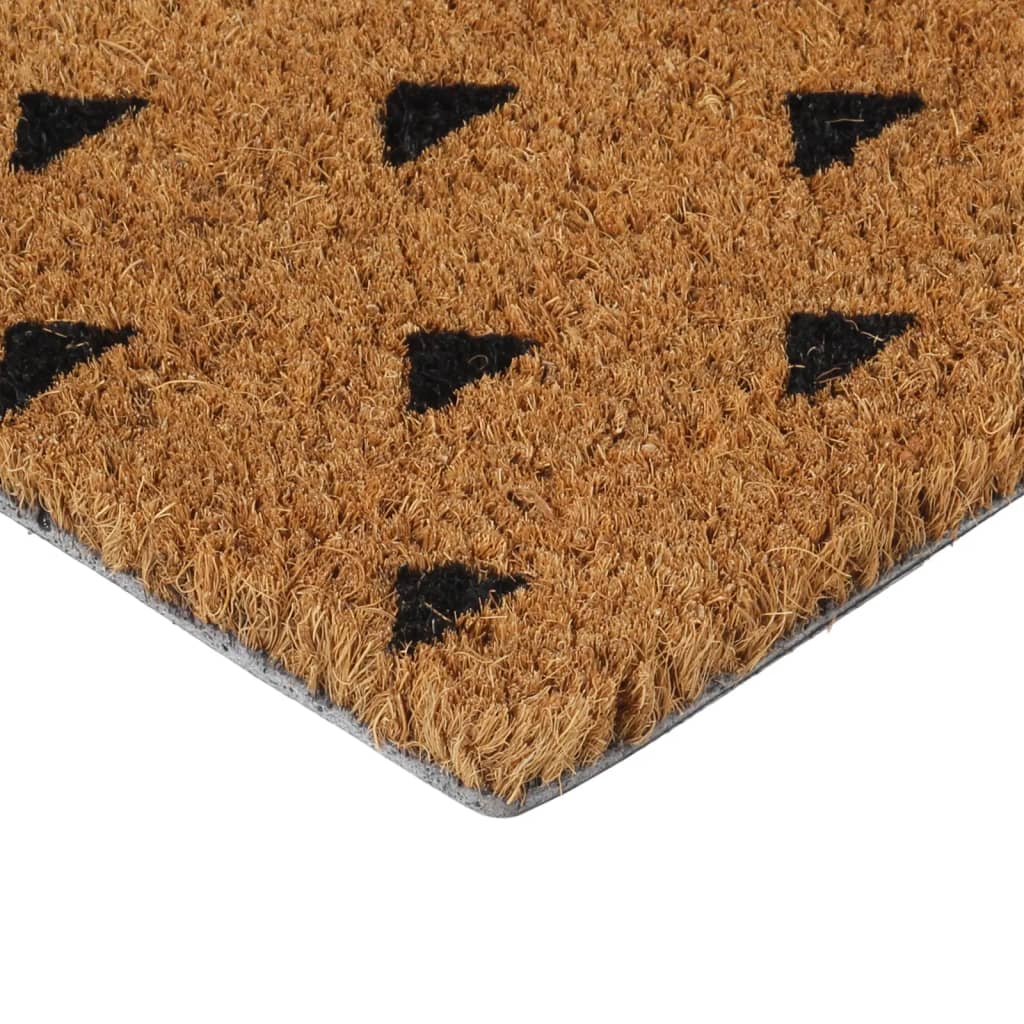 Door Mat Natural 45x75 cm Tufted Coir