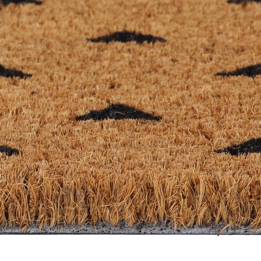 Door Mat Natural 45x75 cm Tufted Coir