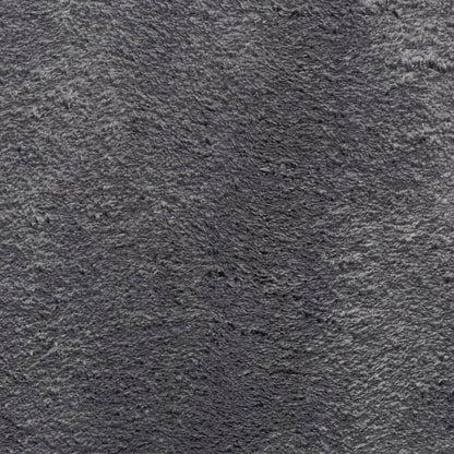 Rug HUARTE Short Pile Soft and Washable Anthracite 240x340 cm